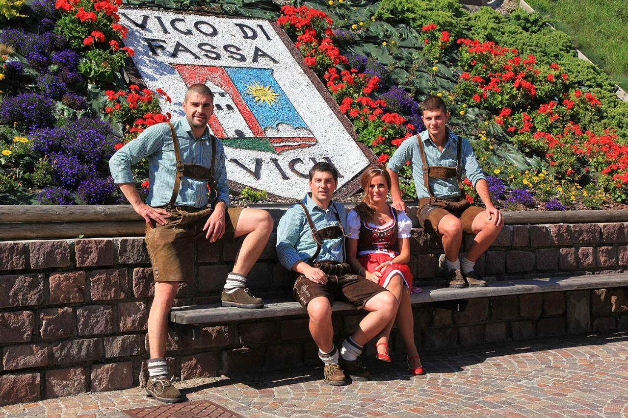 Garni Ladin Hotel Vigo di Fassa Buitenkant foto